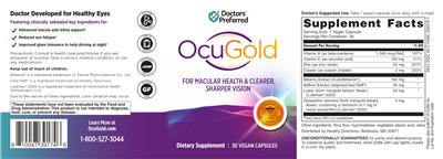 OcuGold label
