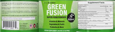 Green Fusion label