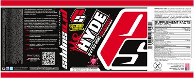 Mr Hyde Intense Energy Pre Workout Watermelon label