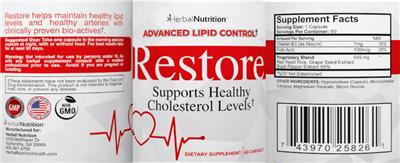 Restore label