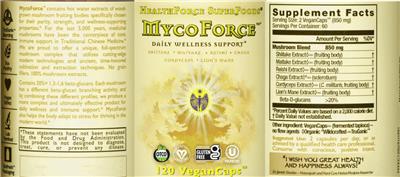MycoForce label