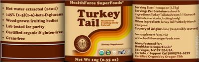 Turkey Tail label