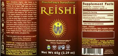 Reishi label