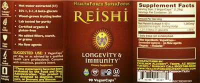 Reishi label