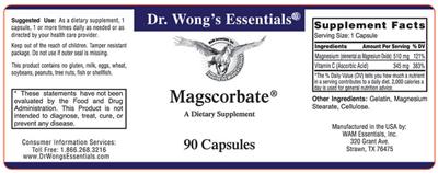 Magscorbate label