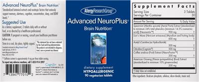Advanced NeuroPlus label