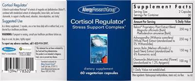 Cortisol Regulator label