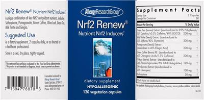 Nrf2 Renew Nutrient Nrf2 Inducers label