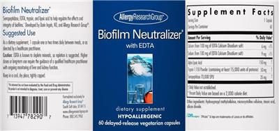 Biofilm Neutralizer label
