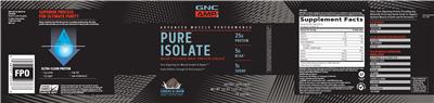 Pure Isolate Cookies & Cream label