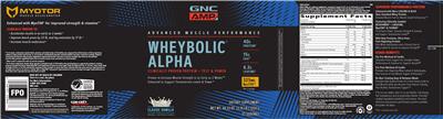 Wheybolic Alpha Classic Vanilla label