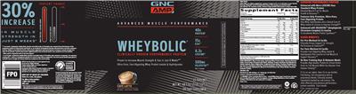 Wheybolic Cafe Latte label