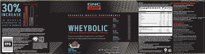 Wheybolic Cookies and Cream label