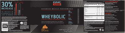Wheybolic Creamy Peanut Butter label