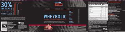 Wheybolic Peppermint Mocha label