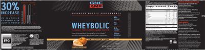Wheybolic Pumpkin Cheesecake label