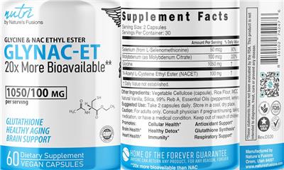 GLYNAC-ET 1050/100 mg label