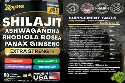 Shilajit label
