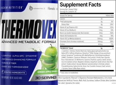 Thermovex Green Apple Smash label