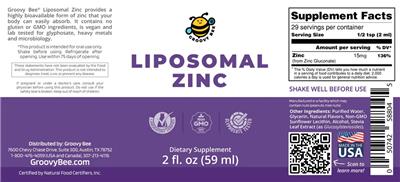 Liposomal Zinc label