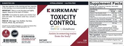 Toxicity Control label