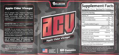 ACV Apple Cider Vinegar label