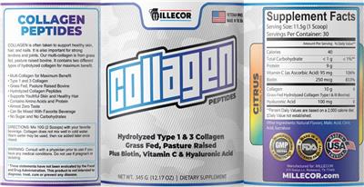 Collagen Peptides Citrus label