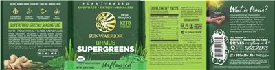Ormus Super Greens 2 Billion CFUs Probiotics Unflavored label