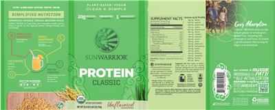 Protein Classic Unflavored label