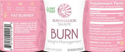 Burn label