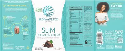 Slim Collagen Boost Chocolate Flavor label