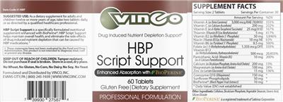 HBP Script Support label
