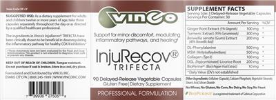 InjuRecov Trifecta label