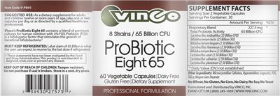 ProBiotic Eight 65 label