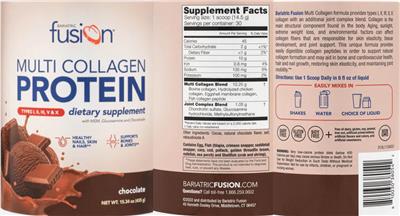 Multi Collagen Protein Chocolate label