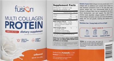 Multi Collagen Protein Unflavored label