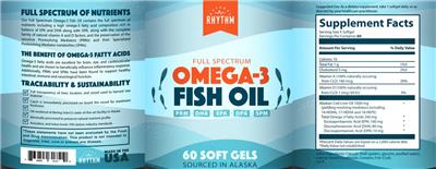 Full Spectrum Omega-3 Fish Oil label