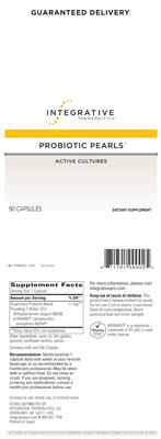 Probiotic Pearls label