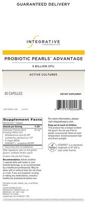 Probiotic Pearls Advantage label