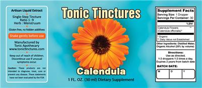 Calendula label