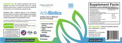 ActivBiotics label