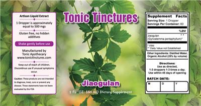 Jiaogulan label