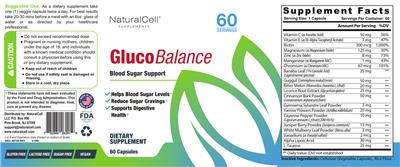 GlucoBalance label