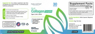 Multi Collagen Complex label