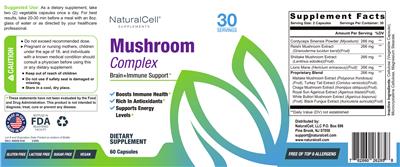 Mushroom Complex label