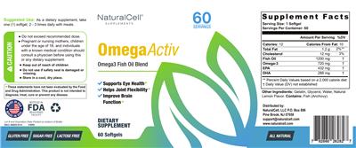 OmegaActiv label