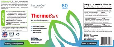 ThermoBurn label