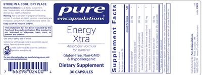 Energy Xtra label