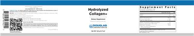 Hydrolyzed Collagen+ label