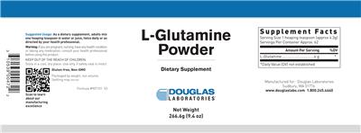 L-Glutamine Powder label